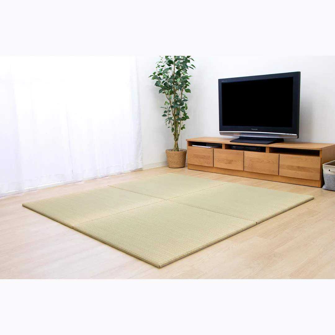 Edgeless Tatami Floor Puzzle Mat with Modern Japandi Style 4 color variation PEER series - 70x70cm each