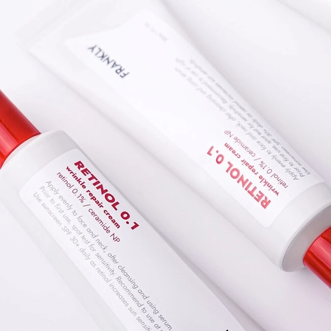 FRANKLY Korean Retinol Anti-Wrinkle Face Cream Whitening Repair Lotion with Niacinamide Adult Skin Care Oil