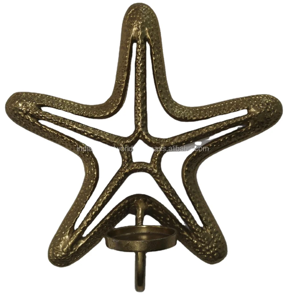 Новый дизайн античное металлическое настенное зеркало искусство на стену коричневое украшение SUNBURST