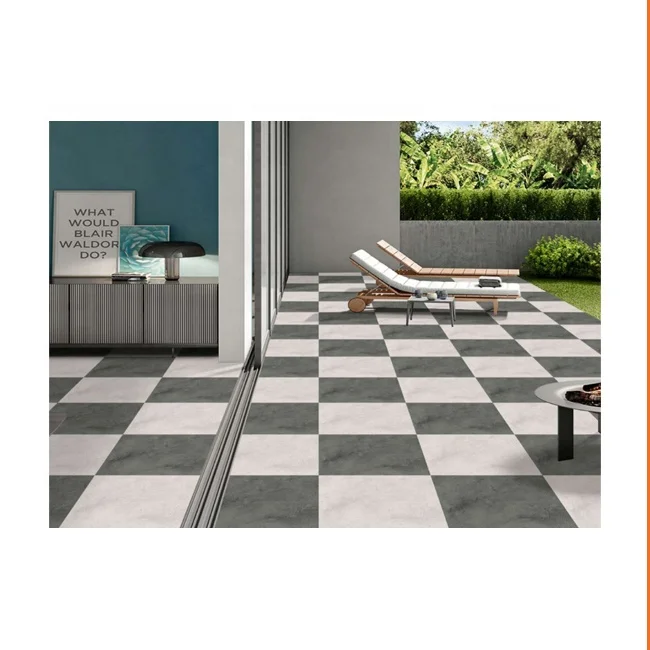 Heavy Duty Ceramic Tile Vitrified New Outdoor Car Parking Rubber Garage Porcelain Heavy Traffic Granite Floor Tiles Design