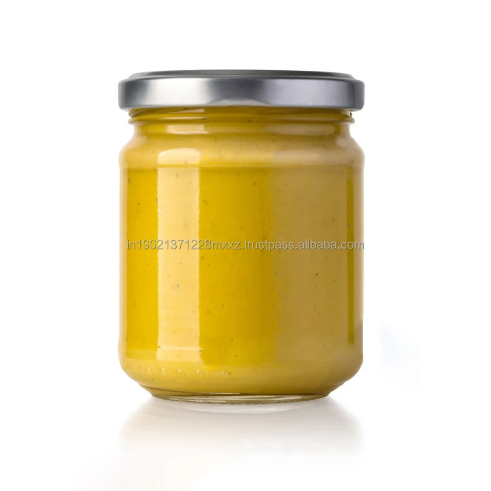 Premium Quality 100% Pure Golden Mustard Honey Antioxidant-Rich Sweet Raw Packed in Transparent Glass Jars Bulk