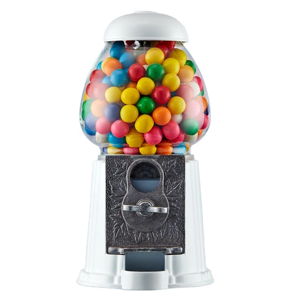 Kwang Hsieh Promotional 9 Inch White Gumball Machine for Sale