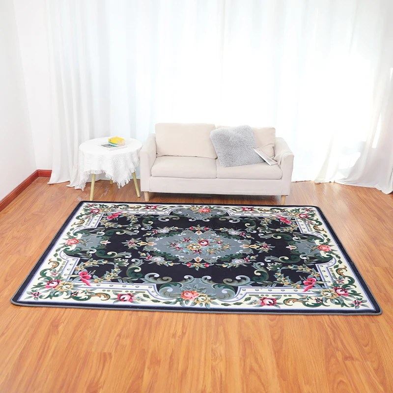 Factory Direct Selling high quality 3d Printed New Design crystal velvet carpet Fluffy Rugs