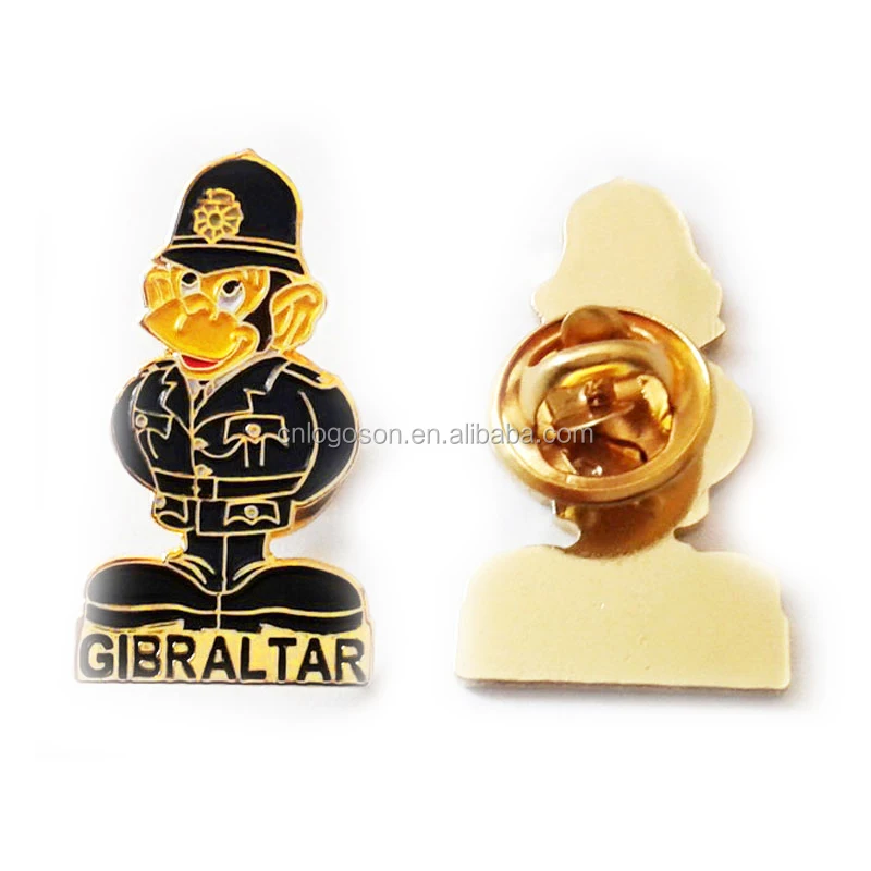 Hot Selling Antique Copper Egypt Pharaoh Badge Souvenir Custom Logo Retro Lapel Logo Pins