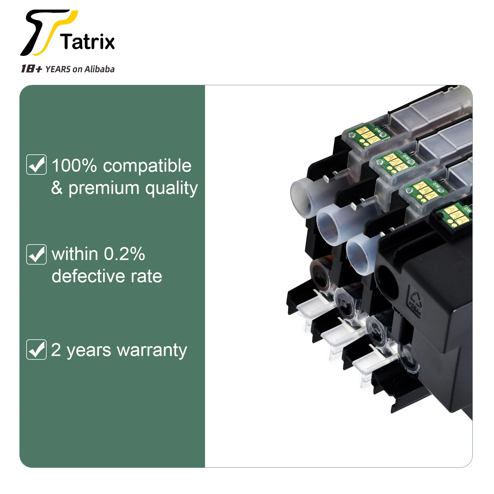 Tatrix C13T41F540 C13T41F240  41F5 41F2 41F3 41F4 premium compatible color pigment ink cartridge for Epson SureColor T3400/T5400
