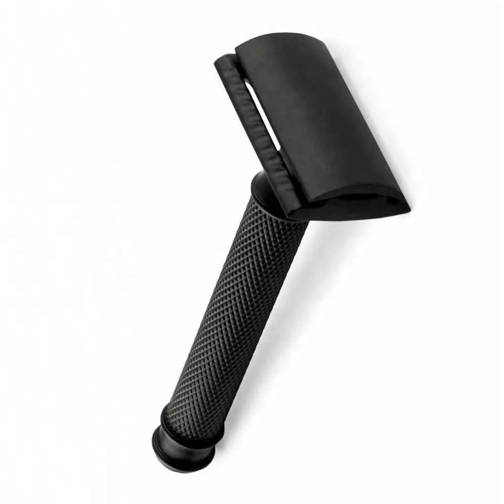 High Quality Men Shaving Razor Professional Safety Razor For Men Factory Price Reusable Eco Friendly Black Color Shaving Razor