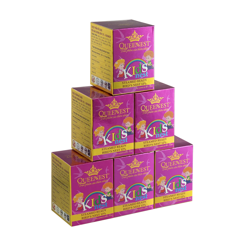 QUEENNEST, подлинное премиальное качество, птичье гнездо, детское гнездо 12% (банка 70 мл) из Вьетнама