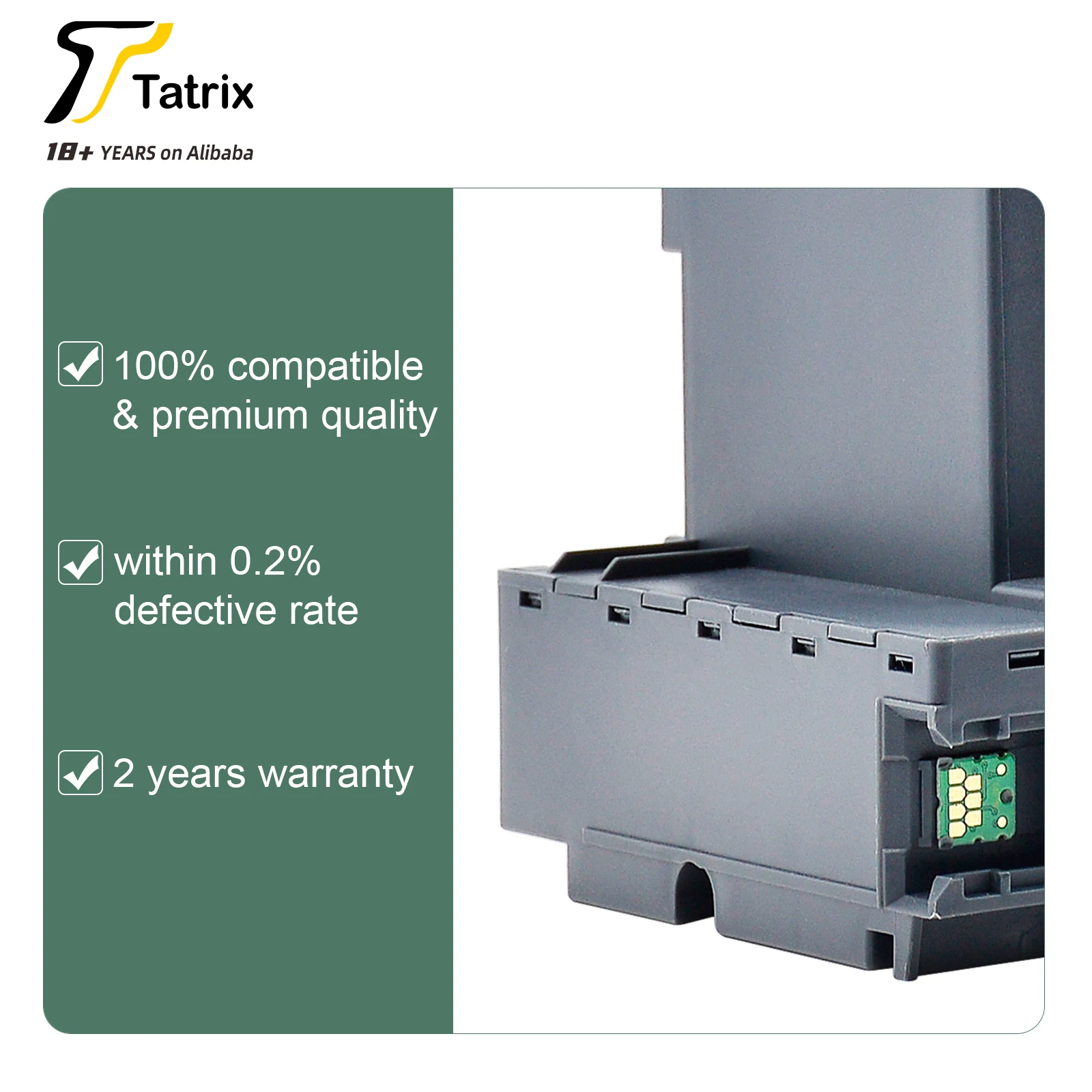 Tatrix L3110 compatible waste ink tank pad sponge for Epson L1110/L1119/L3100/L3106/L3108 /L3109/L3110