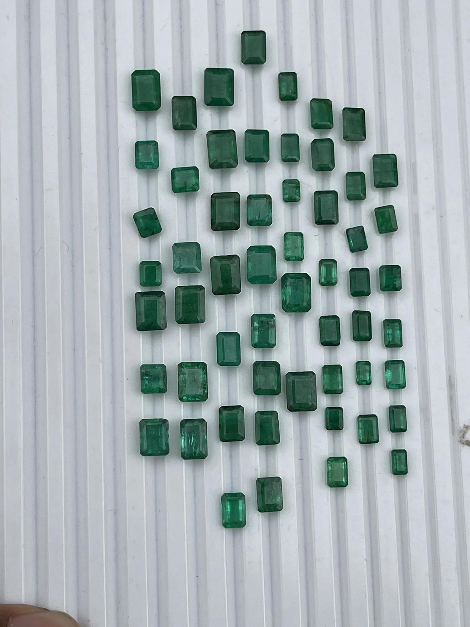 Good Quality Natural Zambian Emerald Lot For Sale in Wholesale Prices