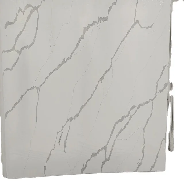 Индивидуальная кварцевая кухонная столешница с раковиной Мишеля Анжело по оптовой цене, высококачественная Полированная плита