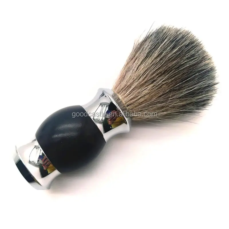 Каучуковая рукоятка путешествия Барсучий ворс, щетка для бритья, набор, Мужская бритва Бритвенные наборы для мужчин