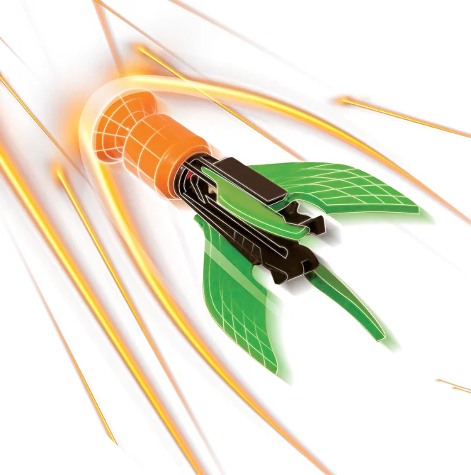 Amazing Toyz SportX Incredible Power Speed Accuracy Plastic Micro Missile for Kids Catapult launcher Toy Indoor and Outdoor