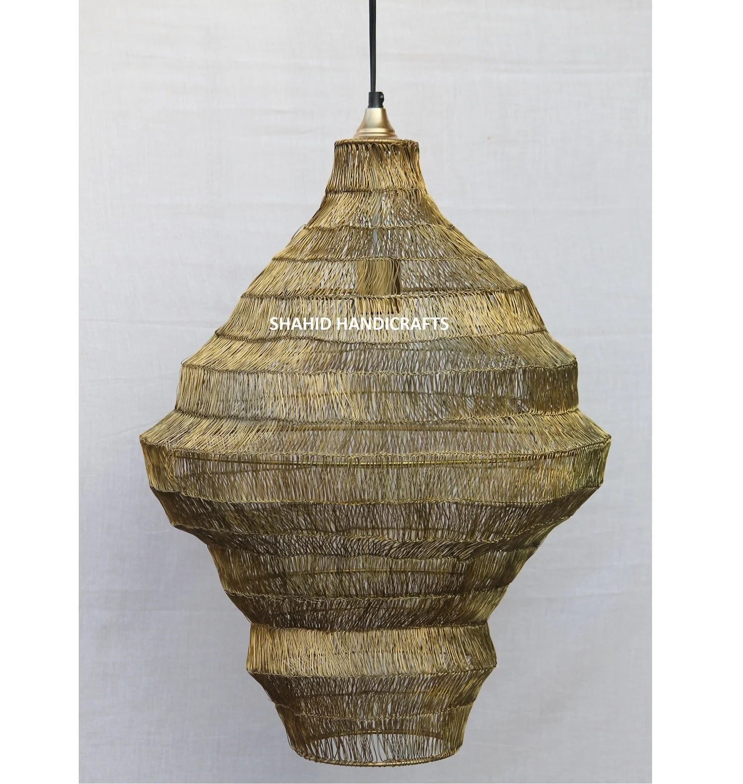 Новый дизайн золотой кулон Hanging_Lamp.Wire сетчатый светильник. Цвет золотой/черный/Бронзовый (диаметр 28 см высота 24 см)