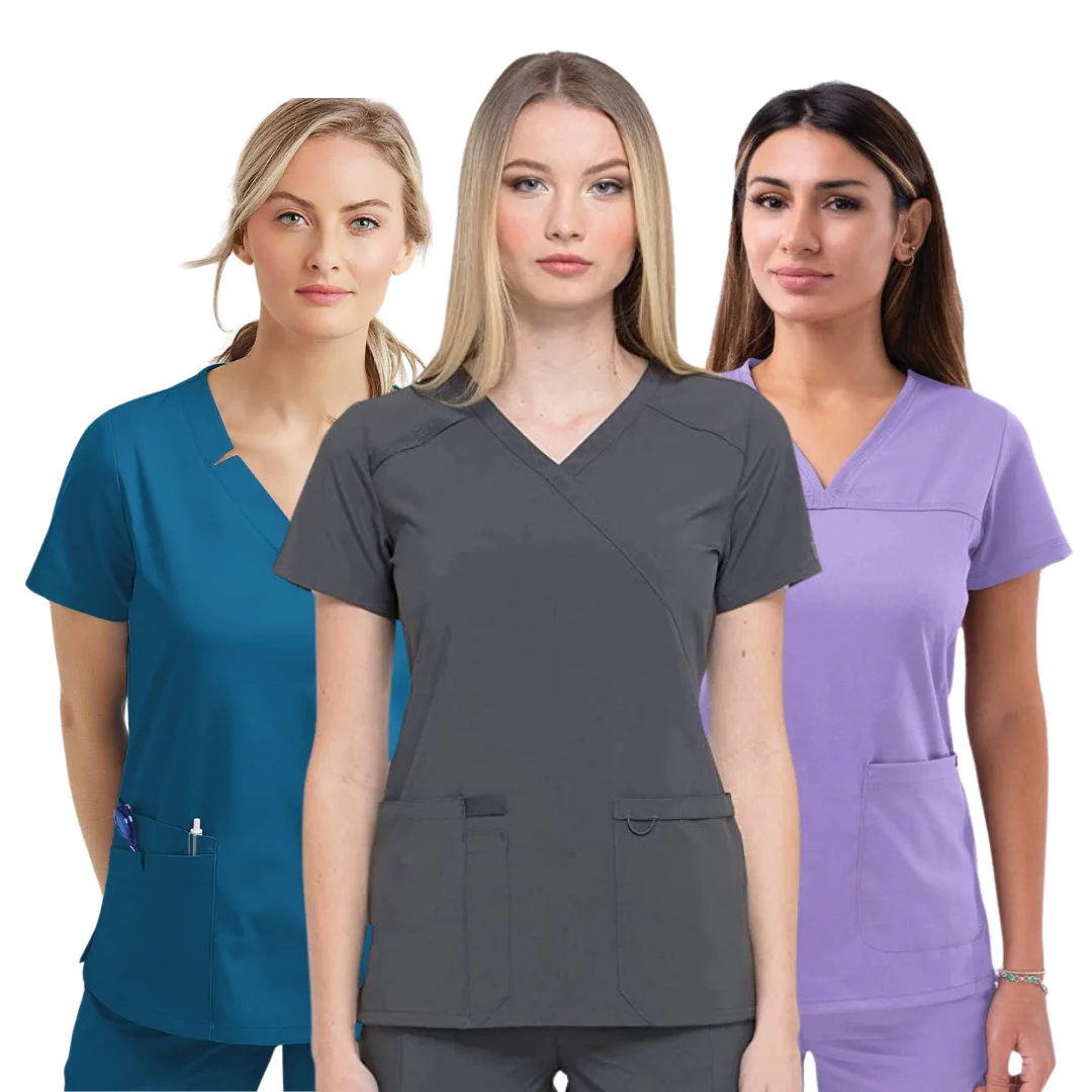BEST SELLING Top Scrubs nursing customize design and logo Medical Uniform hospital clothes for women - Saomai FMF VN - LOW MOQ