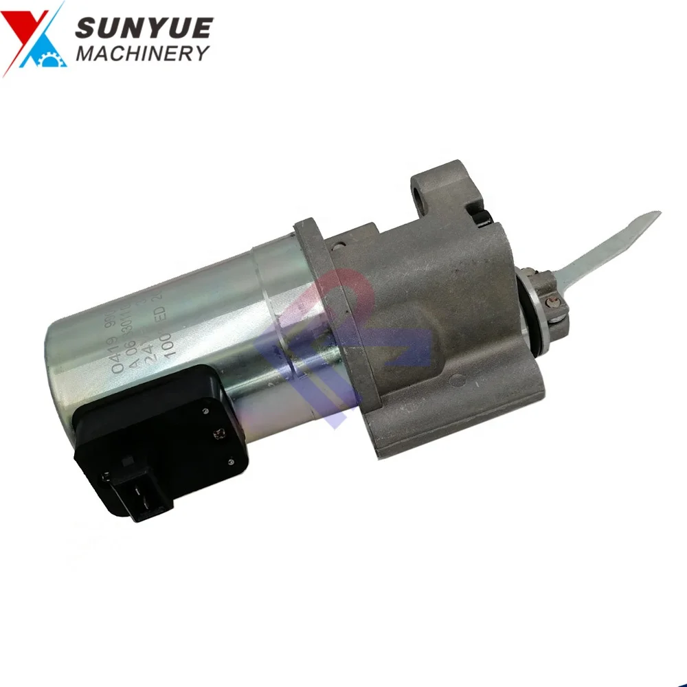 Deutz 2012 BFM2012 Engine Fuel Shutdown Shutoff Stop Solenoid 0419-9905 0211-3793 0419 9905 04199905 02113793 0211 3793