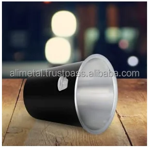 Mat Black Wine Beer Ice Bucket Heavy Built Bottle Bar Cooler for indoor outdoor parties Customizable