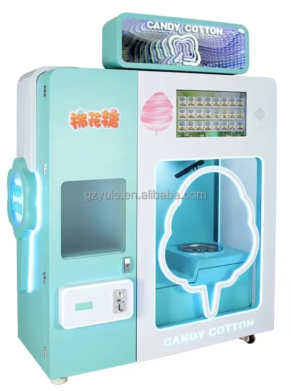 cheap cotton candy vending machine electric robot cotton candy vending machine chinese cotton candy machine mg330 pro
