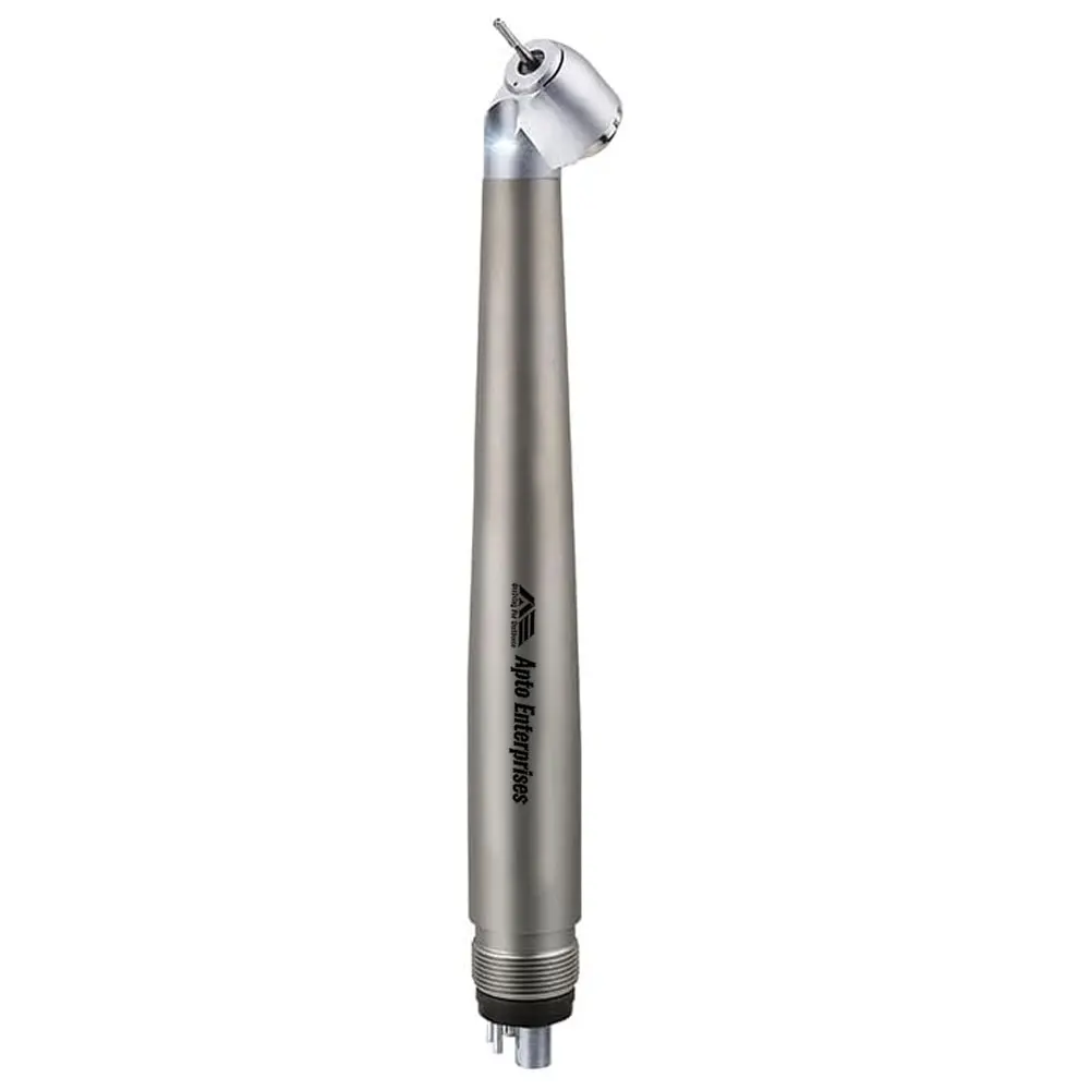 High Speed Professional Dental Handpiece 45 Degree Rotation 4 Holes Dental Handpiece Silver By Apto Enterprises