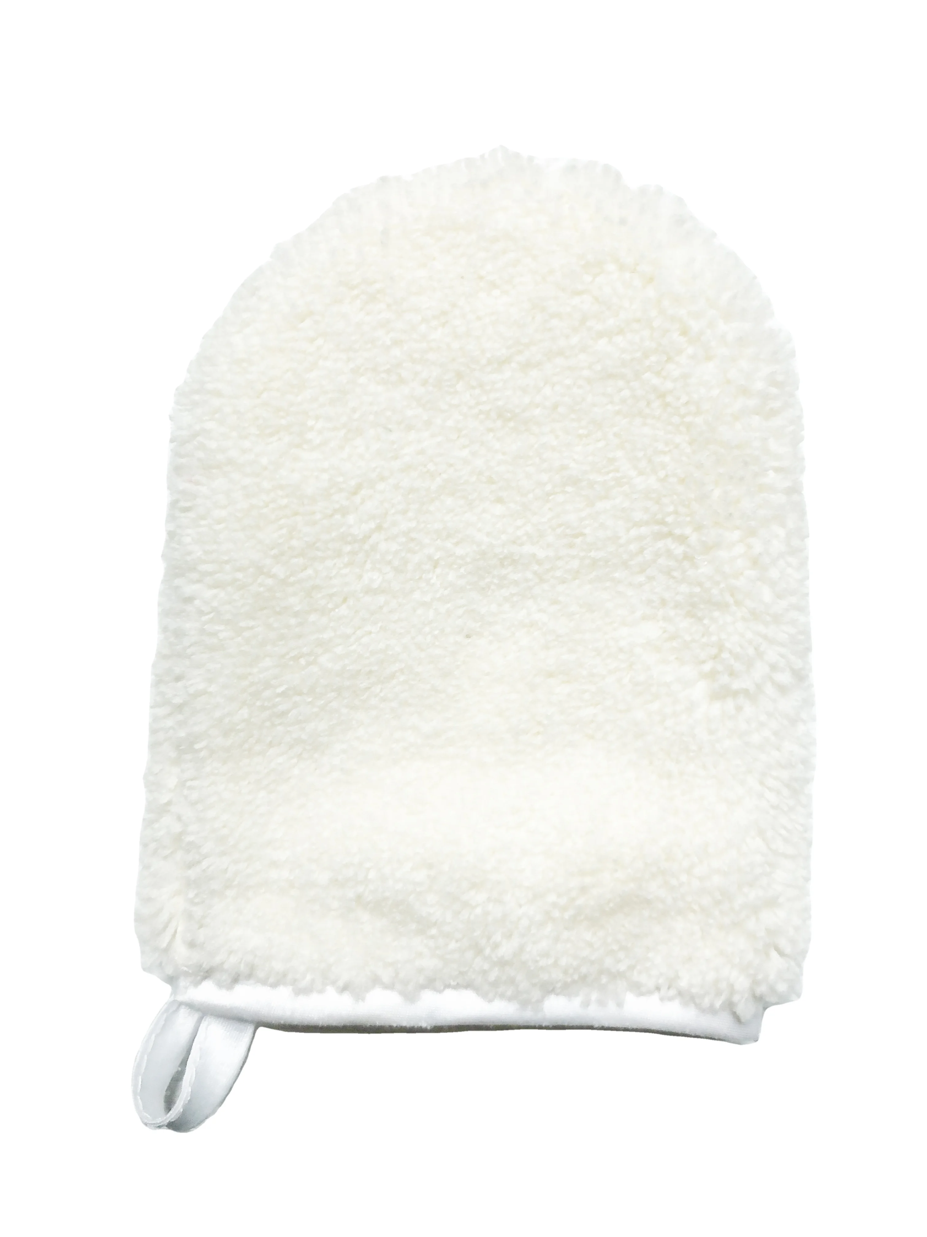 Перчатки для чистки лица митенки из микрофибры