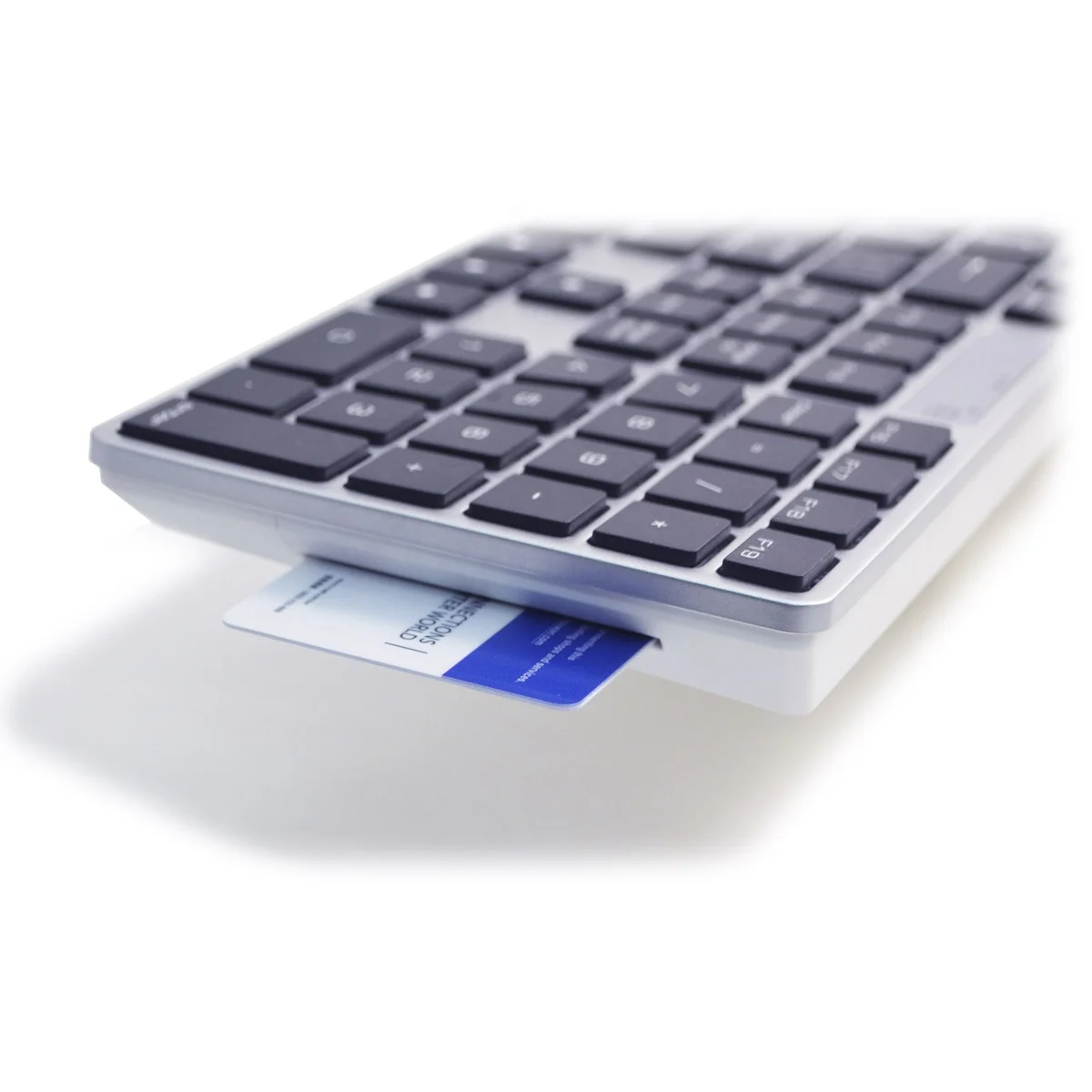 Best Selling Mac Low Profile USB Wired Keyboard with Smart Card Reader