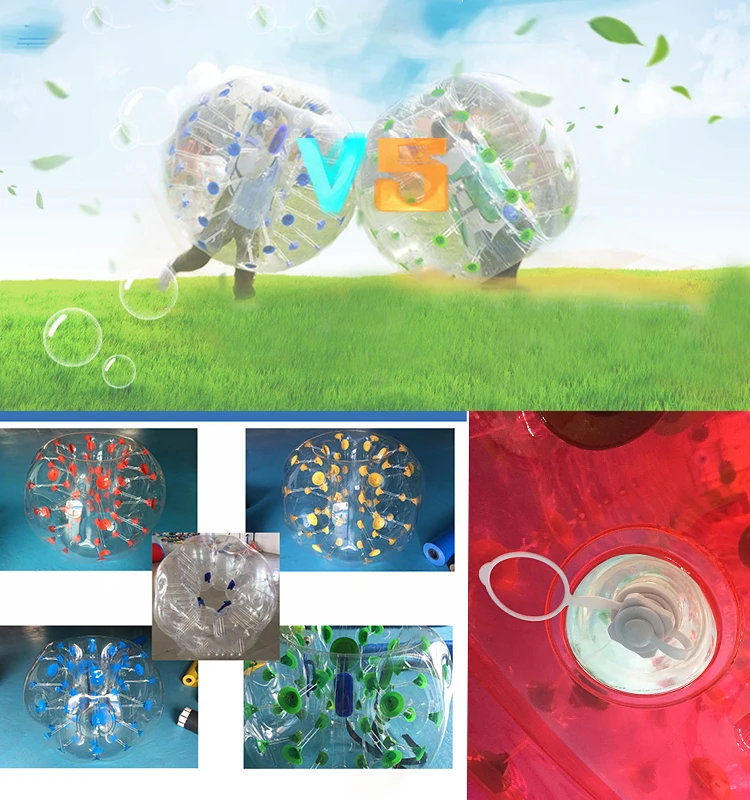 Inflatable Human Bubble Ball for Soccer  Bubble Game with Air Blower Pump, Available for Sale
