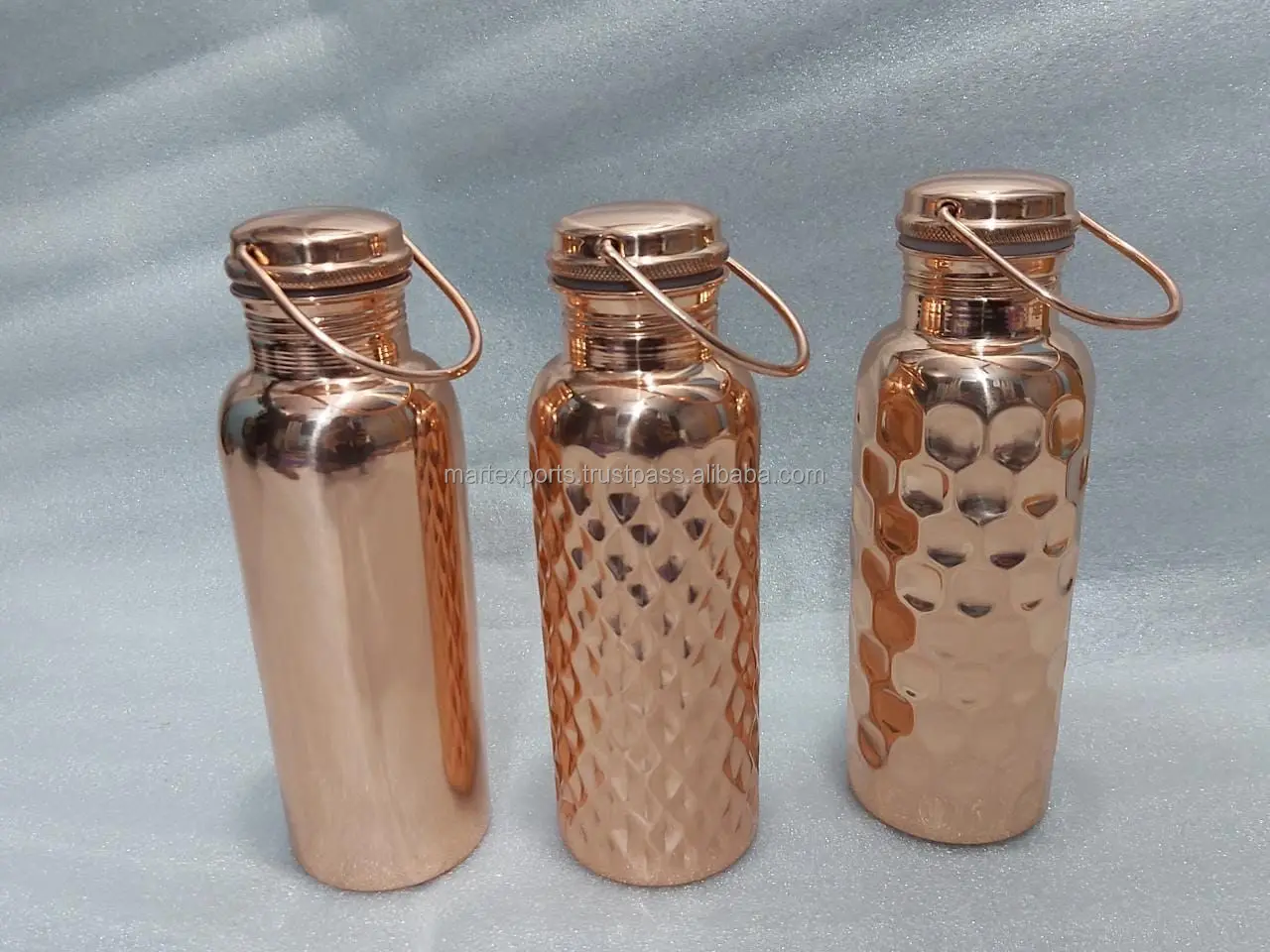 Ayurvedic Pure Copper Water Bottle - Handcrafted, Leak-Proof Design, Health Benefits, 1000ml Capacity, Eco-Friendly