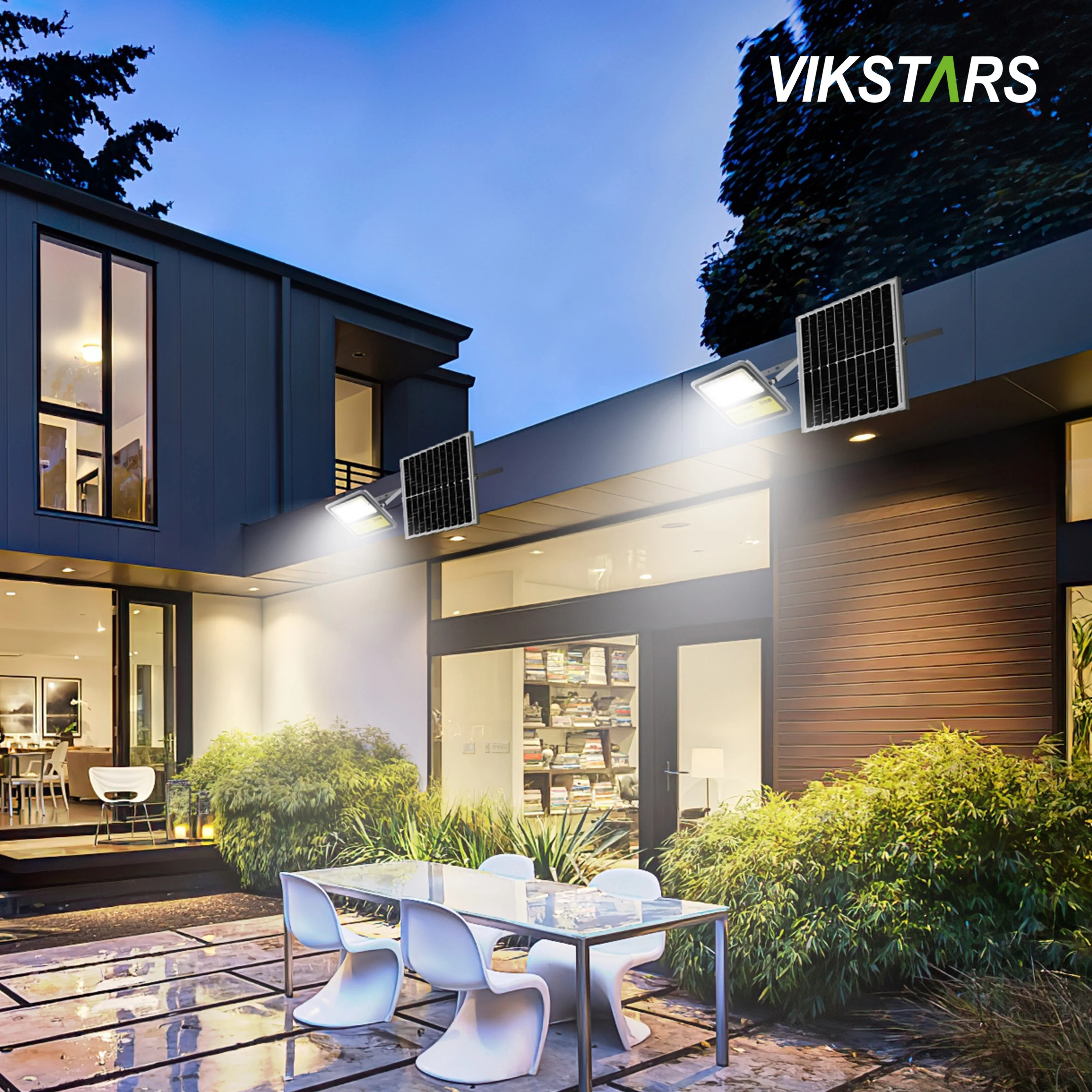 Wholesale price led flood light solar panel long-distanceg digital display spotlight movable and portable led flood lamp solar