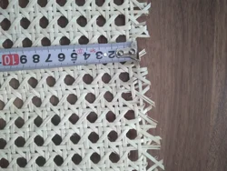 Red and Green Plaid Taffeta Fabric Rattan Webbing Roll Ceiling Background Wall Decor Furniture Material From Viet Nam