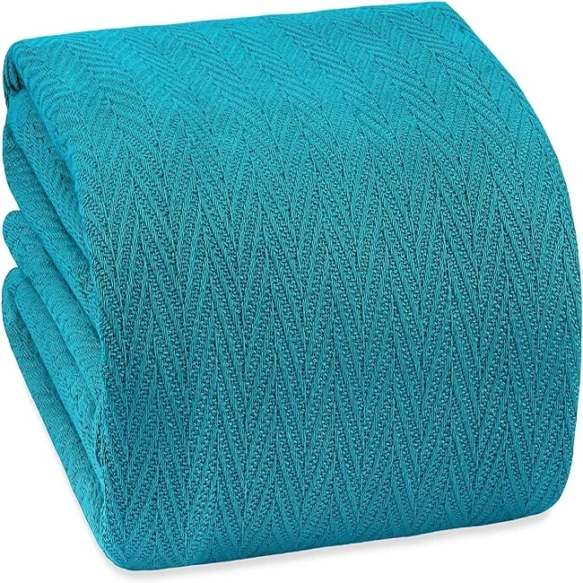 
Yarn Dyed Lightweight Large All Season Woven Cotton Blankets Throws From Manufacturer <span style=
