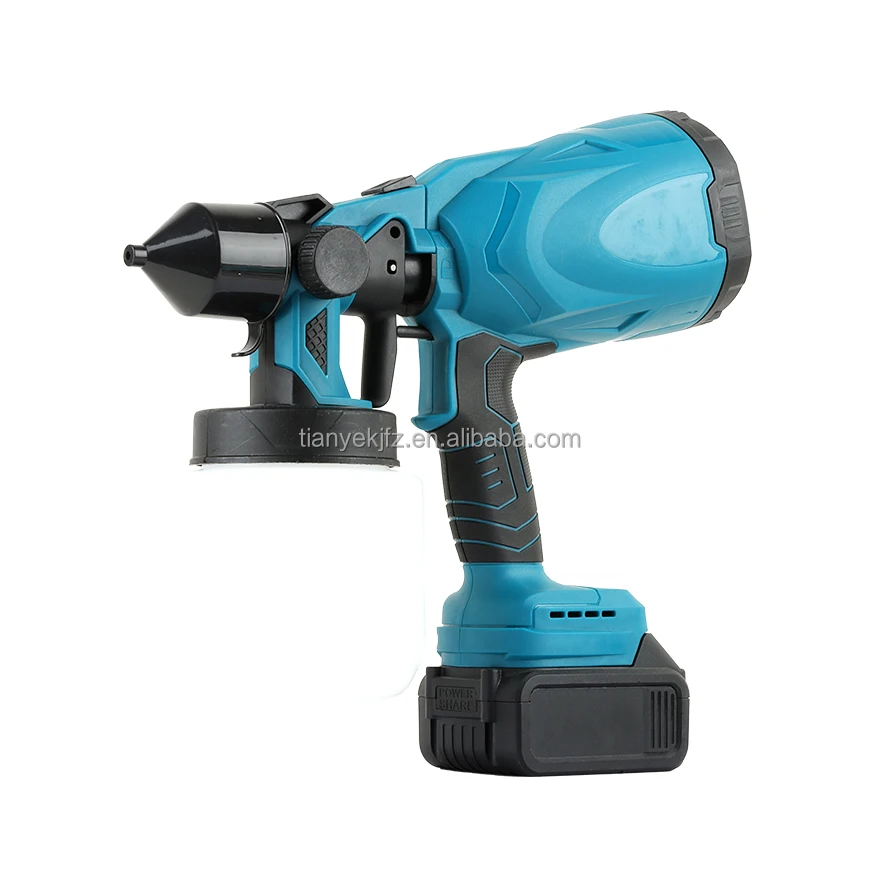 Factory 1000ml Paint Sprayer 21V Max Battery Cordless Sprayer Handheld Painting Tools