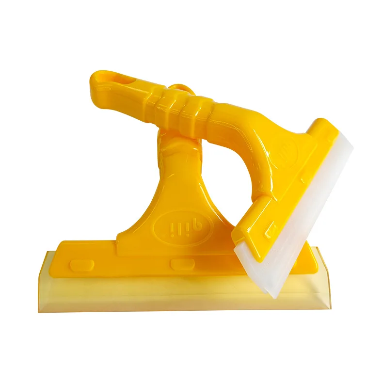 Vinyl-wound rubber squeegee for automotive windshield, window and glass cleaning Glass blade + non-slip handle