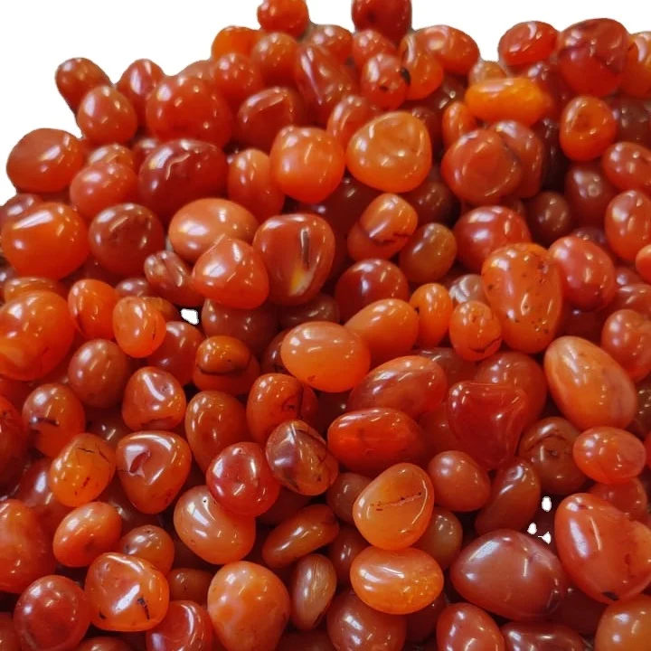 Wholesale natural red carnelian tumble stone crystal carnelian tumble for reiki healing gemstone bulk manufacturer KingGems