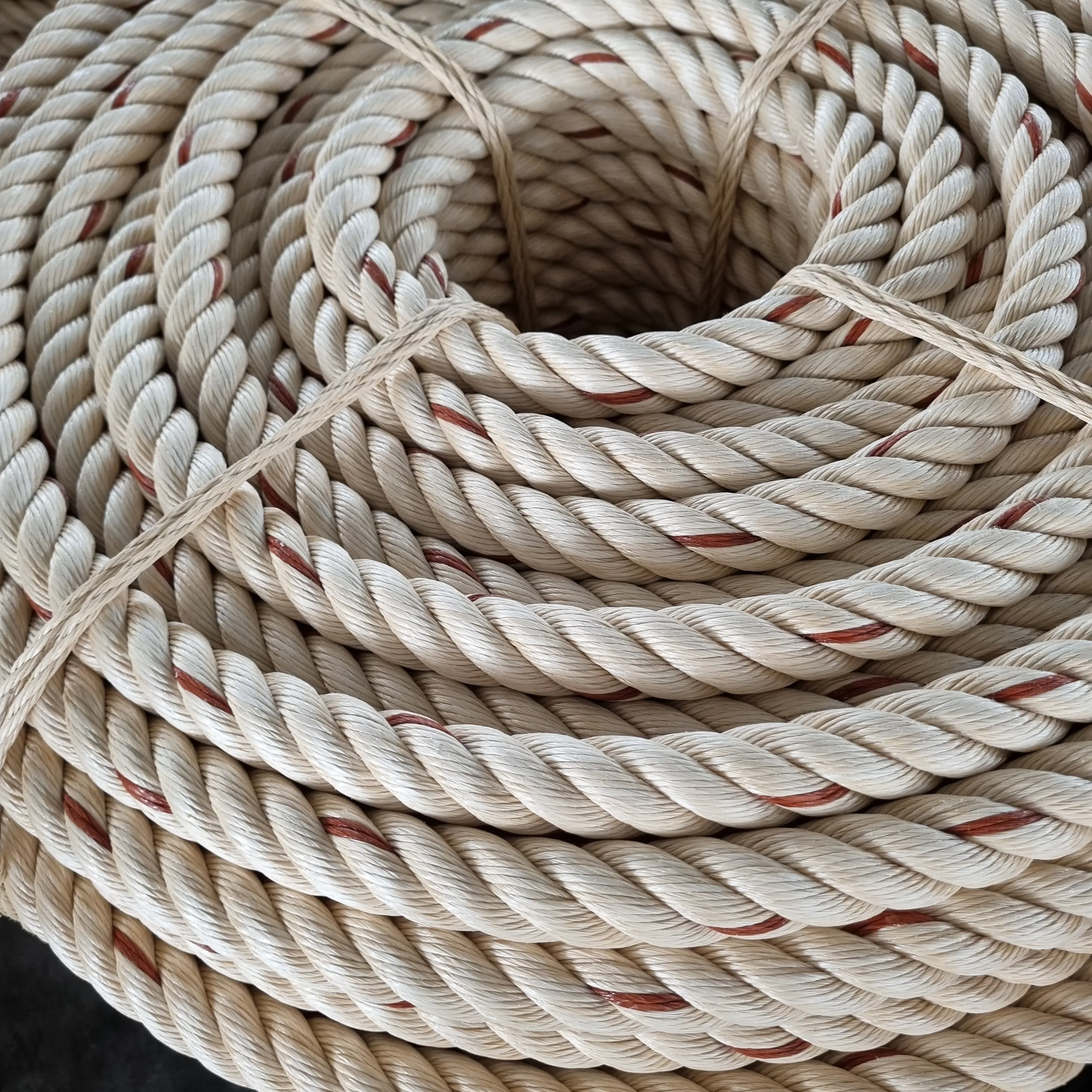 6mm pp fishing rope Wholesale Monofilament Polypropylene rope 8mm from Vietnam, UV Protected 4 Strand PP Danline Rope 10mm