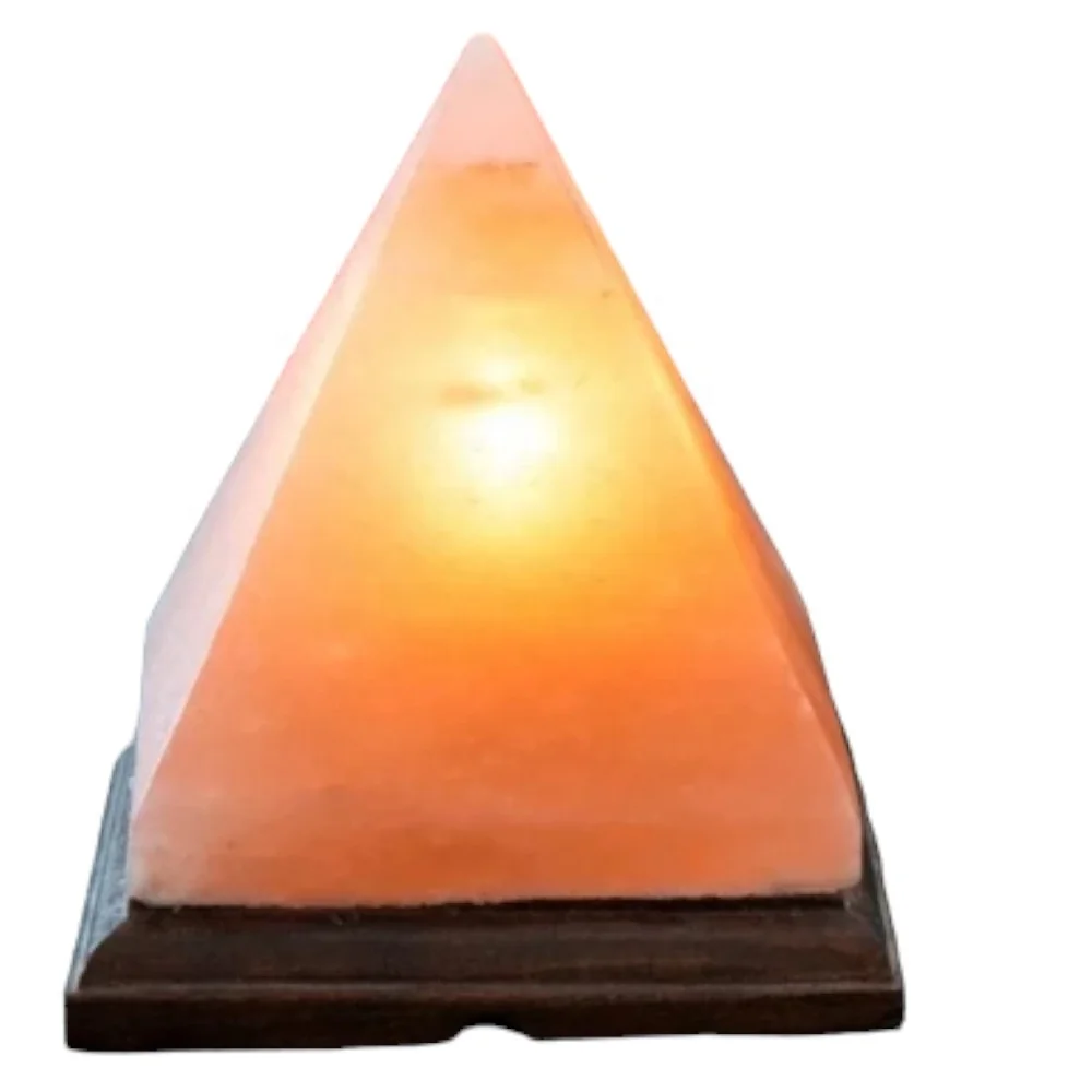 Discover Tranquility in Every Corner with Himalayan White Salt Pyramid Lamp from Sian Enterprises