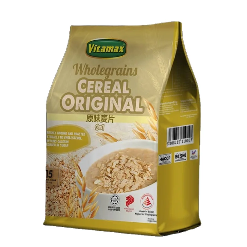 Low-Fat Energy Booster Wheat Breakfast Cereal Vitamax Instant Wholegrains Original Cereal 30g x 15s x 20p made from Malaysia