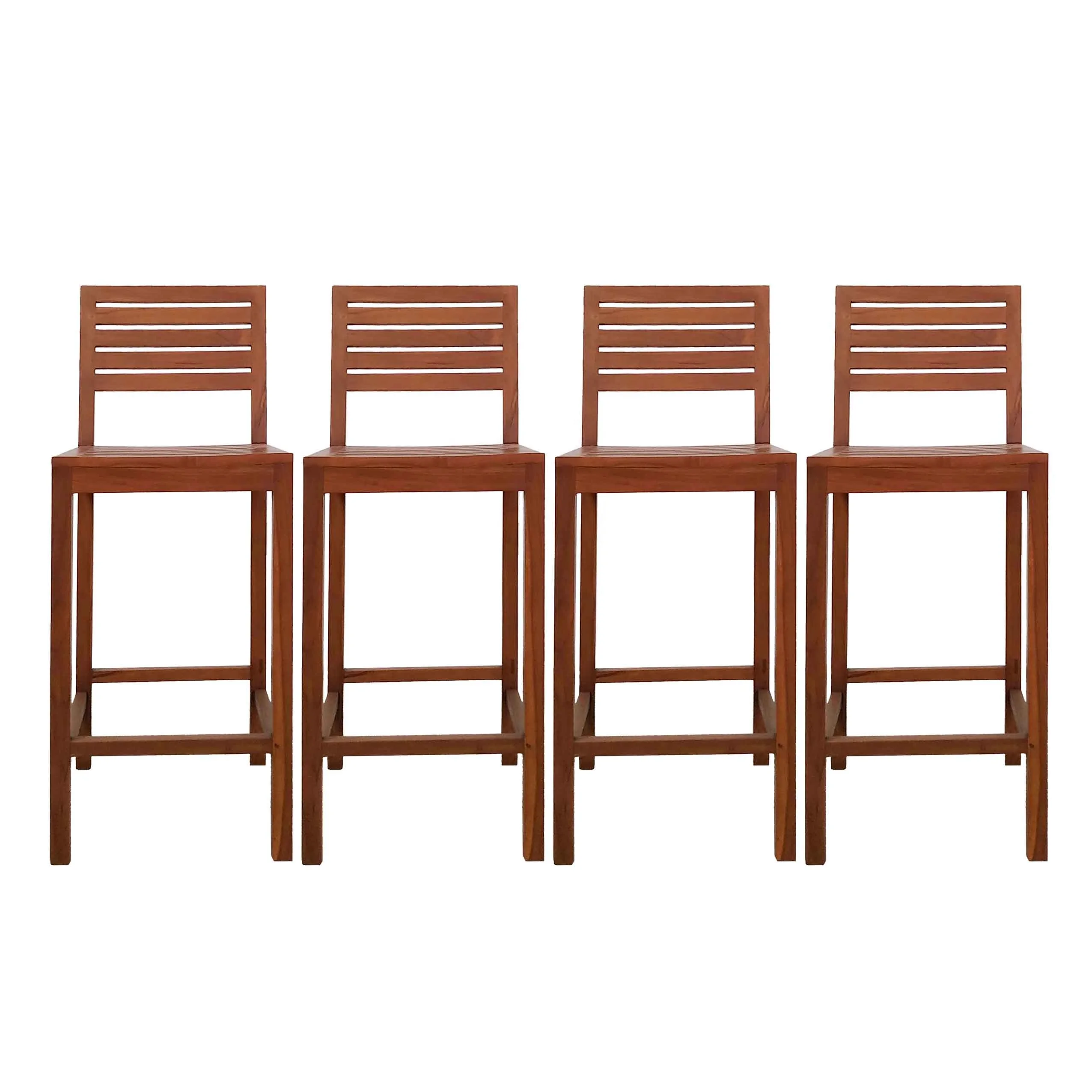 Modern Design Solid Teak Wooden Bar Stool Chair Low Cost Wholesale for Restaurant Pub Coffee Shop or Kitchen for Dining Price