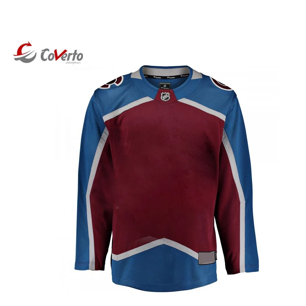  100% полиэстер сублимированная Джерси для хоккея с шайбой индивидуальная командная спортивная одежда дешевый Хоккей
