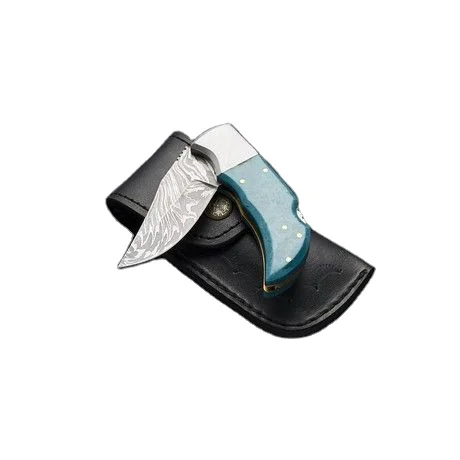 
2021 New Model UNIQUE STYLEHOT SELLING CUSTOM HANDMADE DAMASCUS STEEL TRADITIONAL POCKET FOLDING KNIFE 