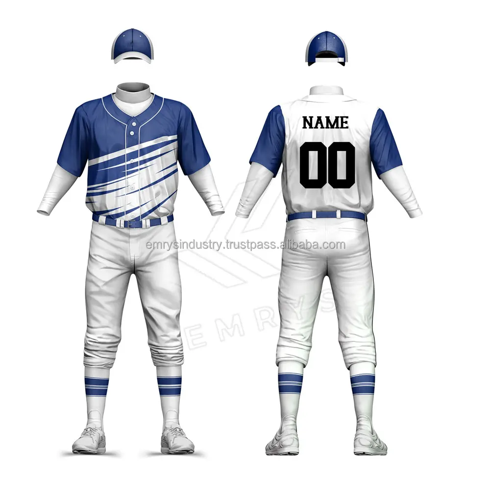 OEM Service Training Wear Baseball Uniform New Design Baseball Uniform Low Price Baseball Uniforms