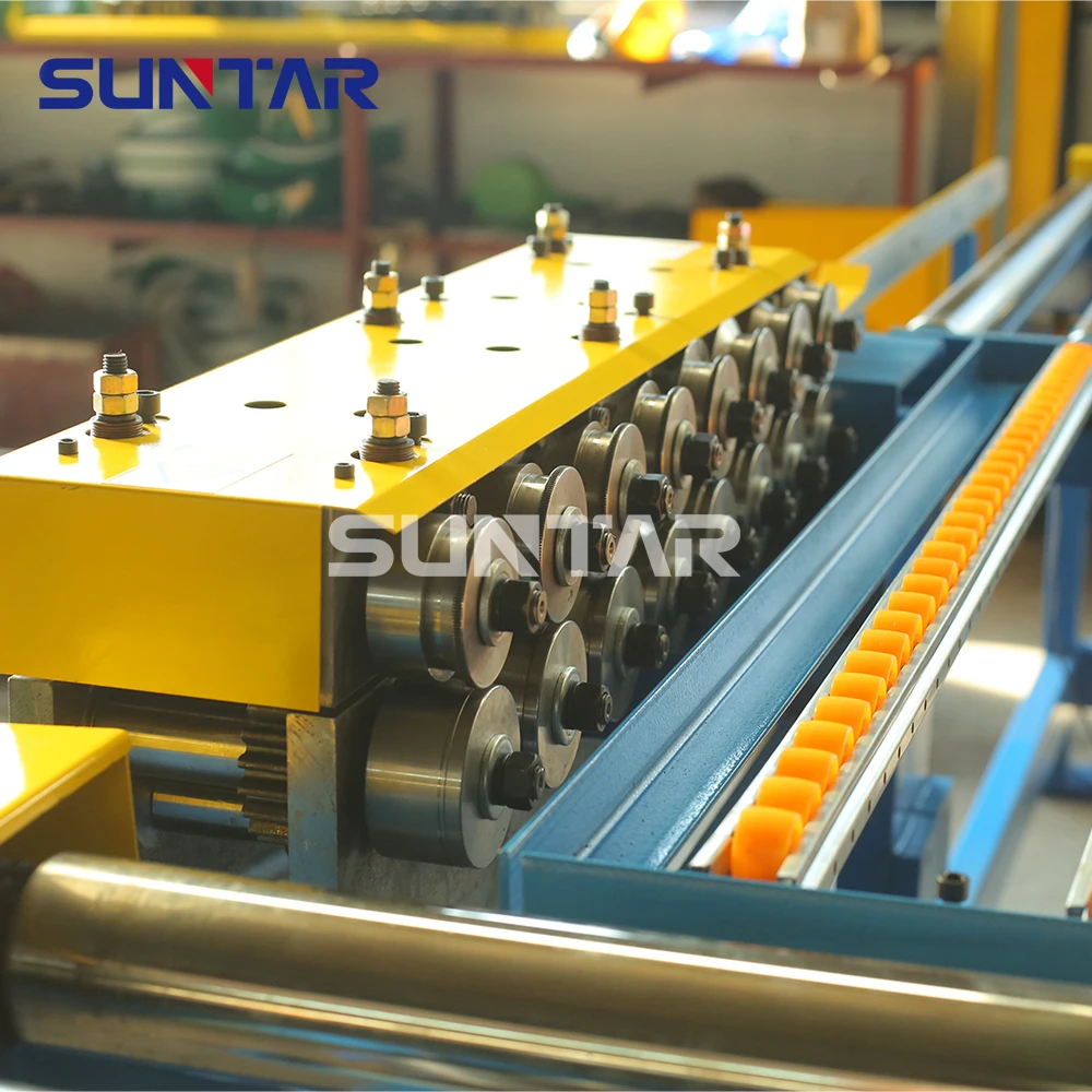 SUNTAR HVAC tube pipe U shape auto air duct line 5 auto duct metal sheet forming machine