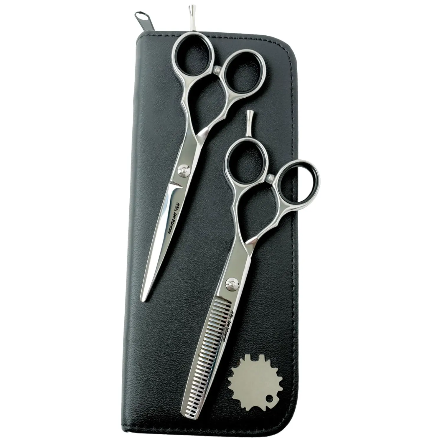 Professional Scissor Kit 6.5 Inches Stainless Steel Regular Thinning Haircut Grooming Scissors For Barber Hairdresser Salon