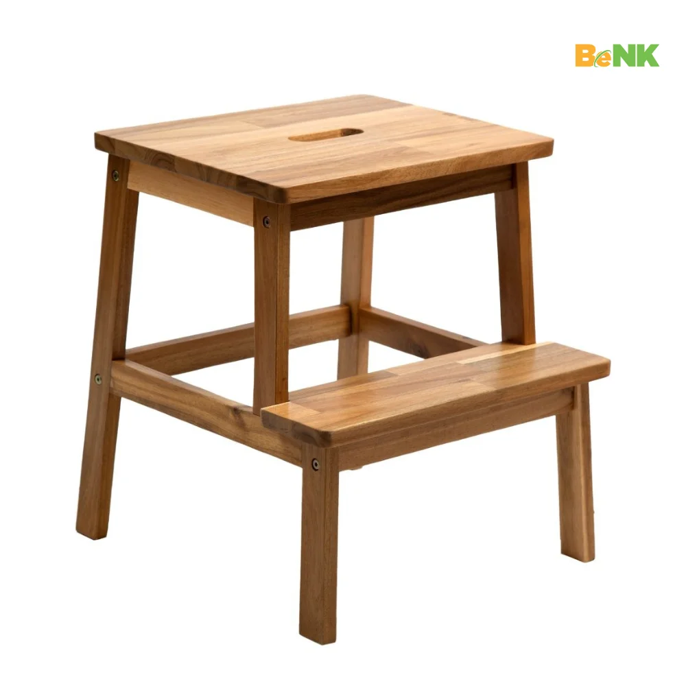 Best selling Acacia wood stool High quality Home decor furniture Natural wood stool