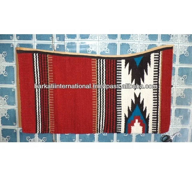 Western contour saddle blanket