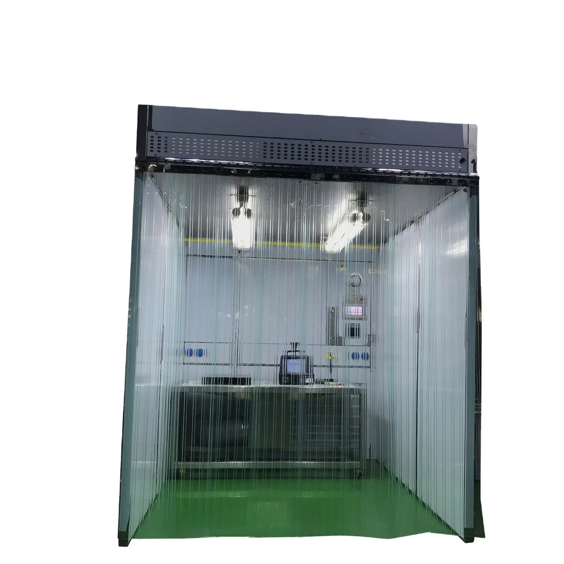 Soft wall clean room with laminar flow Laboratory Class 100 PVC curtain clean booth