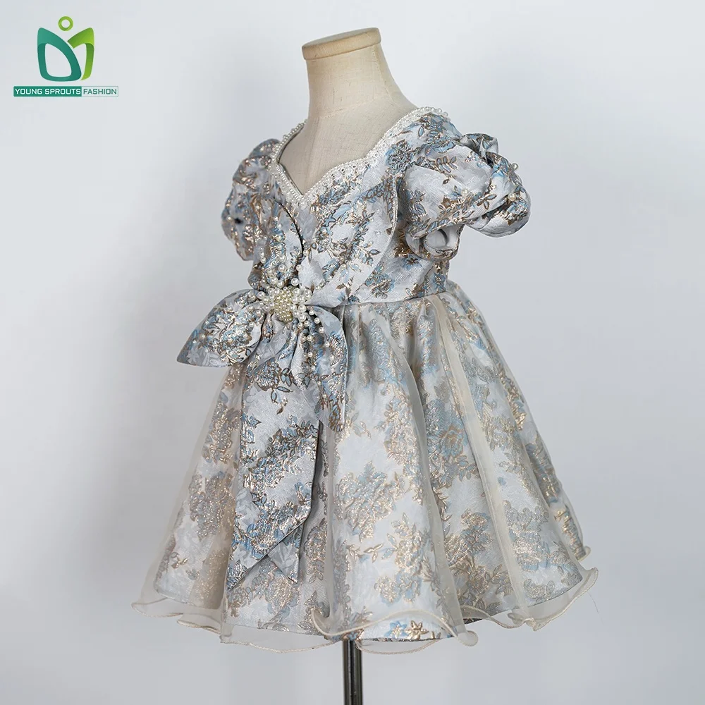 Vestido De Gala Princesa Kids Birthdays Dress Girls Fancy Dance Dresses
