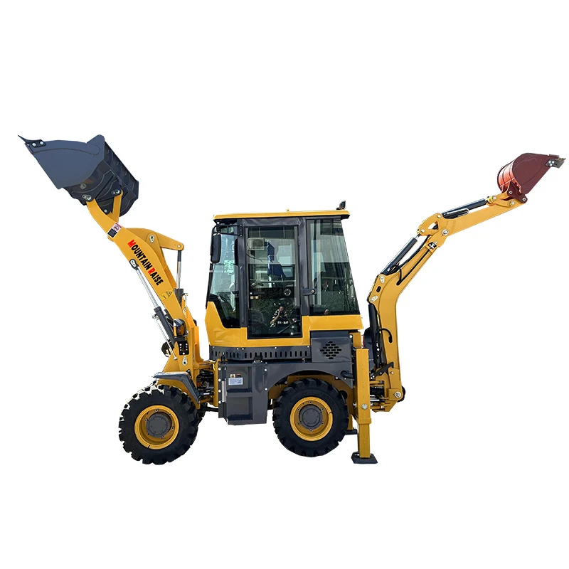 MR15-10 Diesel Mini Backhoe loader CE EPA China Sale 4 wheel drive new backhoe  loader Applicable earthmoving machinery