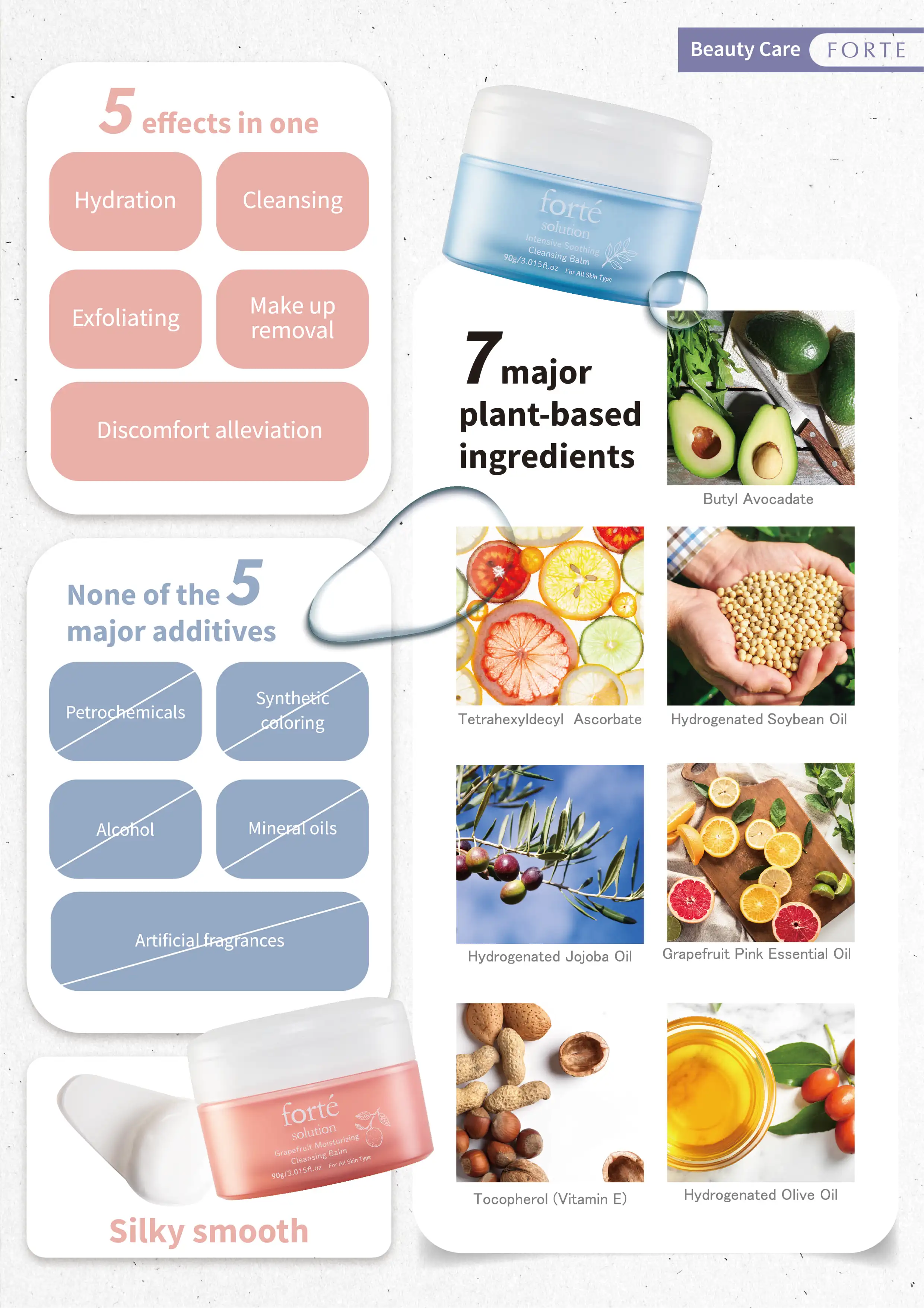 Skin Care Products Grapefruit Soft Moisturizing Cleansing Balm