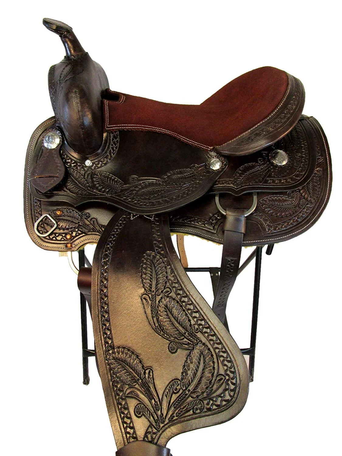 Классическое качественное удобное кожаное седло manпал для лошади ручной работы в западном стиле