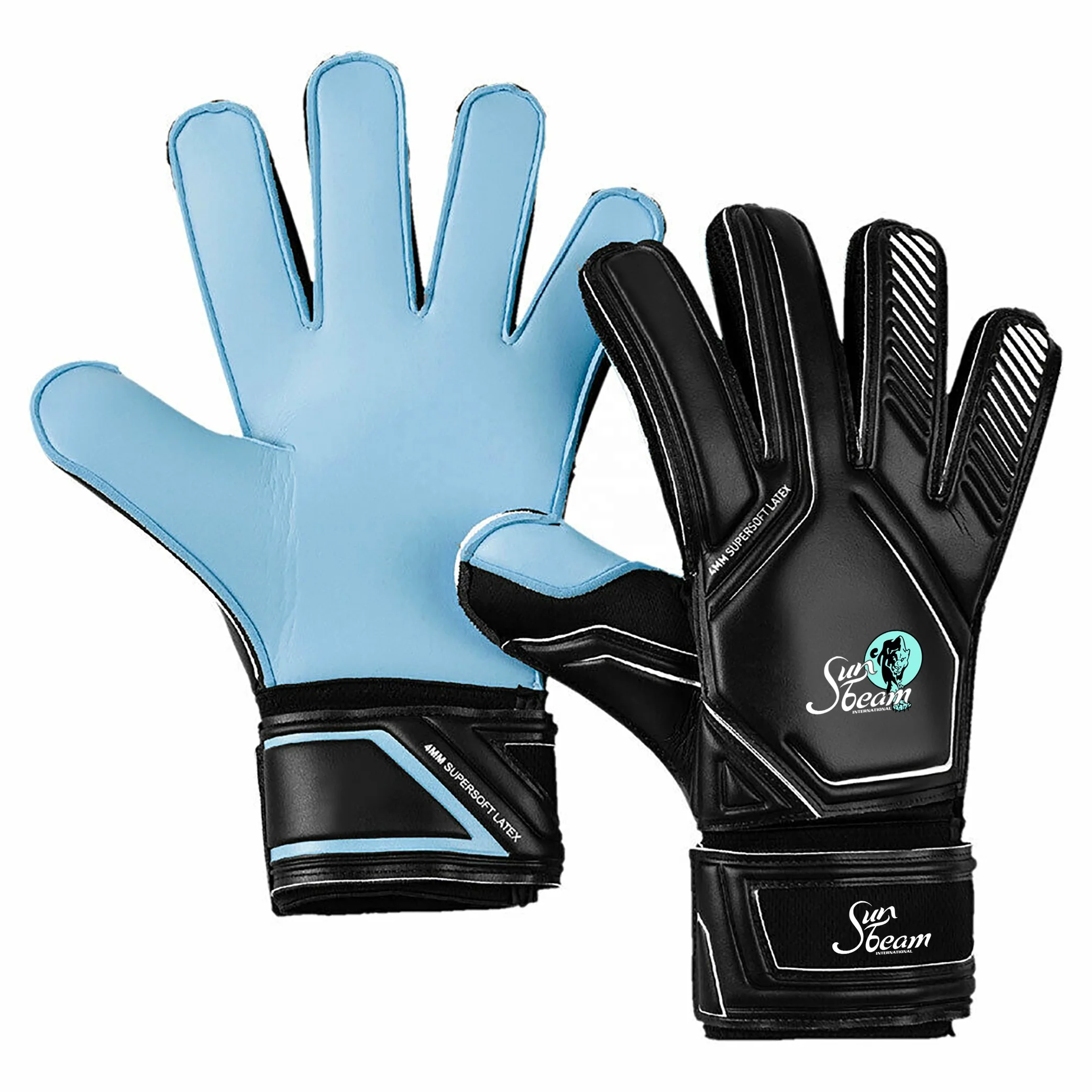 super soft comfortable goalie gloves latex goalkeeper gloves