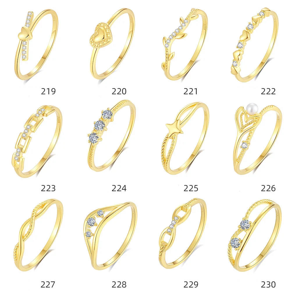 Custom Engagement Rings 925 Sterling Silver Couple Ring Braided & Beaded Shaped Minimalist Stack Rings